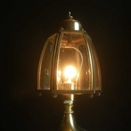 【老時光 OLD-TIME】早期二手台灣製銅玻璃桌燈