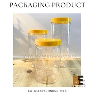 [READYSTOCK] Balang plastik (450ml/ 600ml/ 800ml) Balang kuih raya bekas cookies bekas chocojar beka