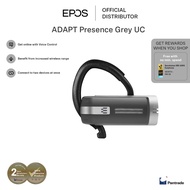 Sennheiser | EPOS ADAPT Presence Grey UC On-Ear Bluetooth® UC Headset