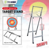 TenXion Archery High Quality Light Weight Metal Archery Target Stand Foldable 4 Legs Kaki Butt Board