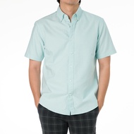 era-won เสื้อเชิ้ต แขนสั้น รุ่น Oxford Short-Sleeved Shirt Wisdom สี Green London