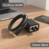 Silicone Earphone Cable Protector for iPhone 11-16e Pro Max, Anti-break Cable Winder, 18/20W Set