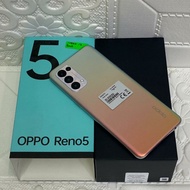 hp OPPO RENO 5 RENO5 8/128GB FULLSET MULUS BEKAS SEKEN SECOND