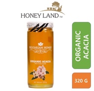 Bulgarian Organic Acacia Honey 320g - Pure Natural Unfiltered Glass Jar