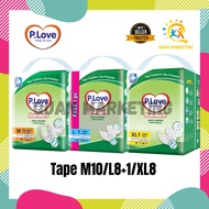 P.Love Plove Standard Adult Tape Diapers - M10 / L8+1 / XL8 (1 Pack) / Fast Delivery / Best Price