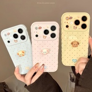Korea Tether Dot Dog for iPhone 16promax 14Pro anti-drop 15plus phone case