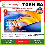(𝐑𝐞𝐚𝐝𝐲 𝐒𝐭𝐨𝐜𝐤) TOSHIBA 98" 4K UHD Smart TV 144Hz REGZA Power Audio PRO 98Z570RP Z570 SERIES