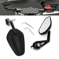 Motorcycle Handlebar Rearview Mirror Handle Bar Ends Side Mirrors For MV Agusta Brutale 675 Brutale 
