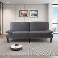 Influencer Style Folding Balcony Fabric Sofa Bed Velvet Multifunctional Lazy Sofa Dual-use Bed Small