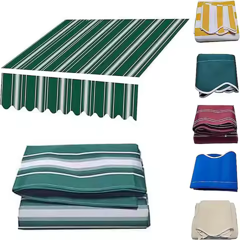 Patio Awning Fabric Replacement Canvas for Awning Doors Canopy Awnings Replacement Fabric Waterproof