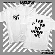 T-shirt Kpop IVE "I AM IVE IVE KITSCH" Tee - Yujin Gaeul Rei Wonyoung Liz Leeseo short sleeves tee