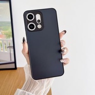 適用opporeno14手機殼AG磨砂Reno13pro保護套簡約全包防摔reno5-黑色 OPPO Reno14 Pro