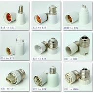 (sgledlighting) E27 to B22/G24/E14 Light Lamp Bulbs Adapter Lamp Adapter holder
