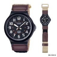 Casio Standard นาฬิกาข้อมือผู้ชาย สายผ้าไนล่อน รุ่น MW-240 MW-240B (MW-240B-3B MW-240B-5B)
