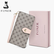 Foxer Brand long wallet for women wallets women new 2023 card holder wallet for women wristlet walle
