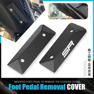 For 675SR 675SR-R 675SRR Motorcycle Rear Footrest Pedal Remove Decorative Cover