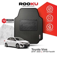 Rooku Karpet Kereta Toyota Vios 2019 - 2023 XP150 Facelift