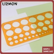 LIZMON Draw A Circle Template Ruler Special Ruler For Drawing Circle Soft Ruler Template Ruler Paint
