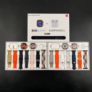 I20 Ultra Max Suit: Ultra 49MM Smart Watch + 7 Straps + Airpods Pro 2 + 49mm Jelly Watch Case