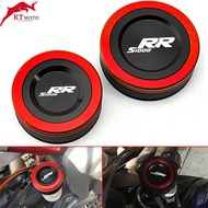 Suitable for BMW S1000RR 08-23 Modified Aluminum Alloy Front Brake Oil Can Lid+Rear Brake Oil Can Li