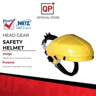 PICASAF HEAD GEAR SAFETY HELMET HEAD GEAR TOPI KESELAMATAN + SPHERICAL VISOR