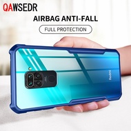 QAWSEDR Redmi Note 9 Anti-Fall กันกระแทกฝาหลังโปร่งใส