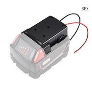NEX Durable Battery Adapter Holder Dock with Wires for Milwaukee14 4-18V Tools