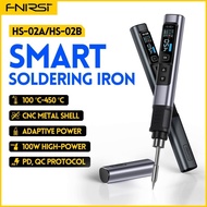 FNIRSI HS-02  Smart Soldering Station 100W Electric Soldering Iron Adjustable Constant Temperature F