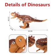 Big Size 24-28cm White T-rex Lego Jurassic Park Tyrannosaurus Dinosaurs Figure Building Blocks Toys Gifts