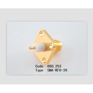 Jingcheng SMA-KFD-26 RF Coaxial Connector SMA-KF Socket 5MM White Glue 6G Salt Mist 50 Om