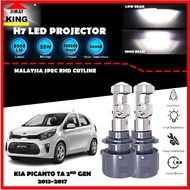 KIA PICANTO 2013-2017 LED Headlight Lampu LED Kereta Car LED Mini Projector H7 LED Headlight Project