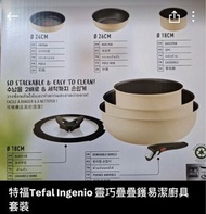 (收)一田換Teal Ingenio 靈巧疊疊鑊易潔廚具套裝