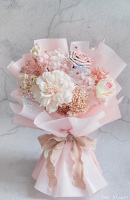 粉色花束/紙鈔花束/鈔票花束/有錢花/錢花束/生日禮物/ 生日花束