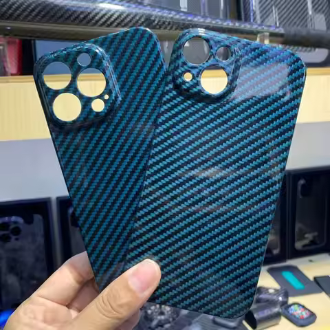 Pure Real Carbon Fiber Phone Case For iPhone 13 Pro Max Colours Aramid fiber Ultra-thin iphone 13 Mi