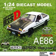 1:20 Toyota AE86 Initial D Tofu Car Model Diecast Toy Car