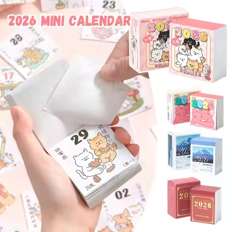 2026 Mini 365 Day Calendar Simple Planner Yearly Agenda Organizer Home Office Schedule Yearly Agenda