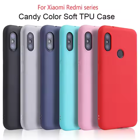 Candy Color Phone Case for Xiaomi Redmi Note 5 6 7 7s 8 9 9S 9 Pro Redmi 4A 5 5A 6 6A 7 7A 8 8A 9 9A