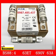 Cầu chì BUSSMANN 35ET/ 63ET/ 100FEa 63A 690V BS88:4