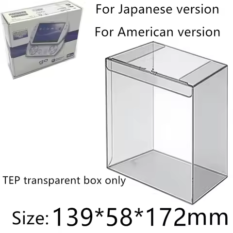 Transparent Box Protector For PlayStation Portable Go/PSPGO Collect Boxes TEP Storage Game Shell Cle
