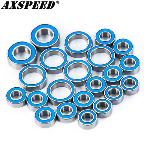 AXSPEED 22PCS Axial SCX10 Complete Rubber Sealed Bearing Kit for All Original 1/10 Axial SCX-10's (B
