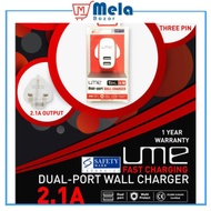 Ume A88 2.1A Dual-Port USB Charger