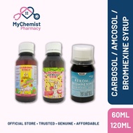 Ubat Cair Kahak Kanak-Kanak Amcosol / Carbosol / Axol / Dysolvan Bromhexine Syrup