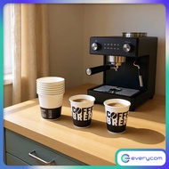 50 PCS Coffee Paper Cups Heat Resistant Coffee Paper Cups 9 OZ