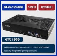 สินค้าใหม่ Hystou ใหม่ล่าสุด12 Gen Mini Gaming PC Core I3 I5 I7 Four Disply ทุ่มเทการ์ด DVI-D ใน GTX 1650 GDDR5บนโต๊ะห้องนั่งเล่น Study