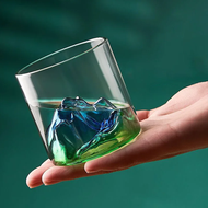 ★♥A Art♥★ VECENT Whisky Glass Cup 3D Mountain Water Glass Glacier Mug Vodka Wine Cup Glass Fuji Artw