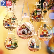 TOY LINX Christmas Snowman Light-Up Blocks Set Gift