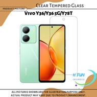 HFE Vivo Y36/Y36 5G/Y78T Clear Tempered Glass Screen Protector