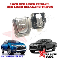 Mitsubishi TRITON BED LINER LOCKS ORI BAWAN REAR GOODS BINDER