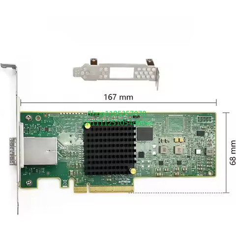 SAS 9300 8E 12G External PCI E SAS SATA HBA Controller Card PCI Express RAID Expansion Controller Ca