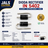 Original IN5402 3A 200V Rectifier Diode | Rectifier Diode IN 5402 | 1 Pack Contains 100 PCS | JALS E